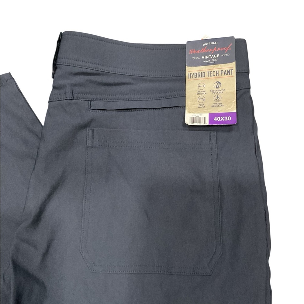 Weatherproof Vintage Hybrid Tech Pant Mens 40x30 Active Stretch Water Resist - Picture 2 of 4